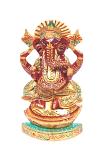 Rajasthani Wood Red Ganesha